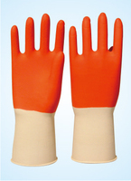 Bi-color latex gloves series