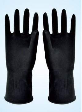 Black industry latex gloves series